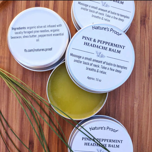 Pine & Peppermint Headache Balm