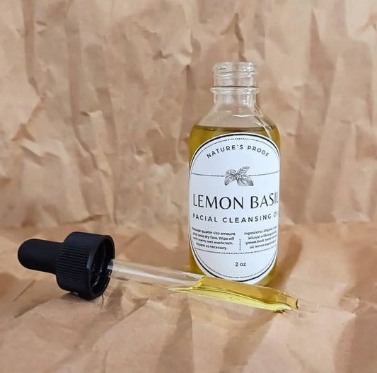 Lemon Basil Facial Cleansing Oil