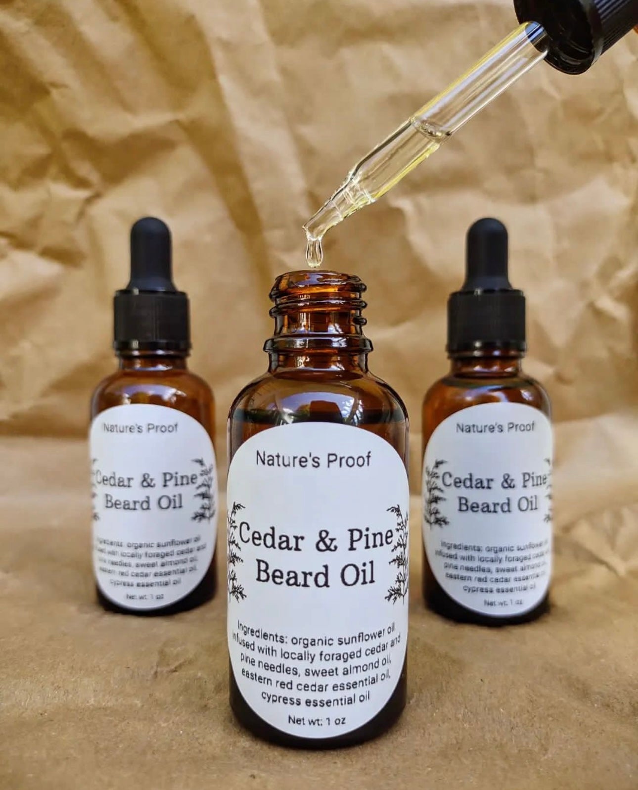 Cedar And Pine Beard Oil And Balm