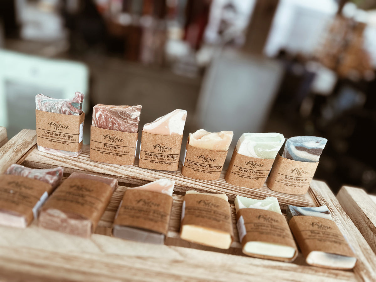Goat milk soaps